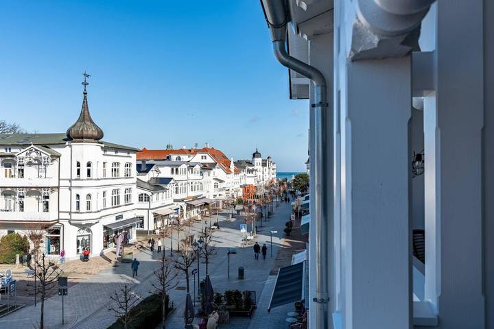 Appartement de vacances entier, Villa Seiler in Binz, 3-Raum Ferienwohnung Nr. 5 , Toplage, wenige Schritte zum Strand in Ostseebad Binz, Binz
