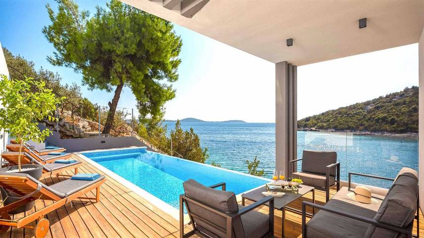 Dom wakacyjny dla 8 osób, z Balkon i Balkon/ taras oraz Widok na ocean i Taras w Marina