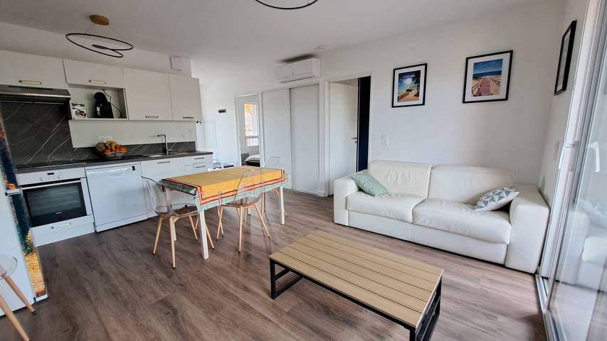 Apartamento vacacional entero, Piso de 3 habitaciones a 10 minutos de las playas in Lit-et-Mixe, Côte d’Argent