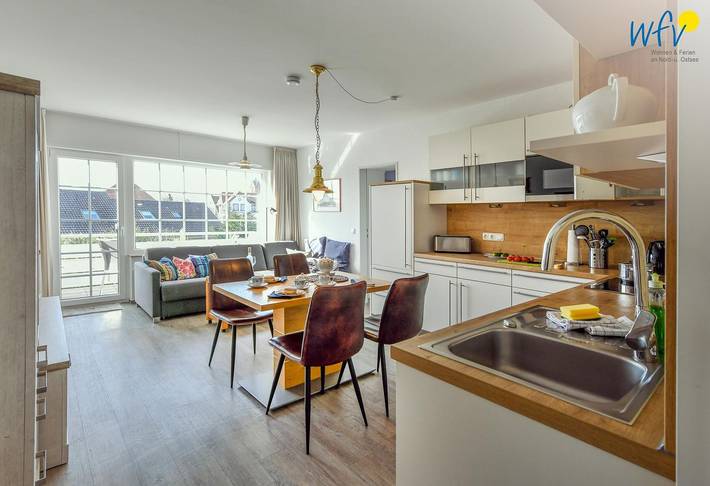 Ferienwohnung für 3 Personen, mit Balkon auf Langeoog