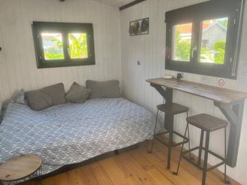 Tente pour 2 personnes, avec jardin et terrasse en Gironde