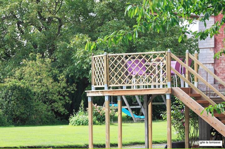 Gîte pour 5 personnes, avec jacuzzi ainsi que jardin et balcon à Friville-Escarbotin - 4
