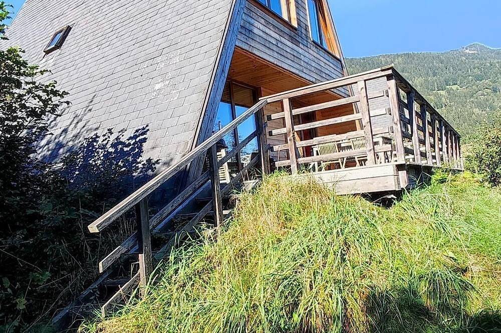 Familienfreundliches A-Frame-Haus im Kärnter Seen- und Bikeparadies Nockberge in Afritz am See, Klagenfurt-Villach