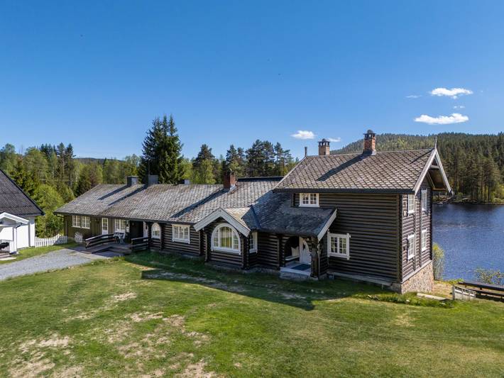 Resort for 6 personer, med terrasse og hage i Norge