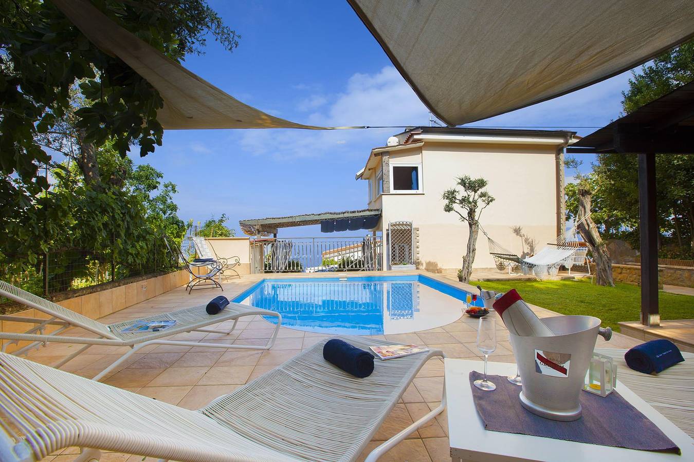 Villa für 7 Personen mit Terrasse in Marciano, Neapel Provinz