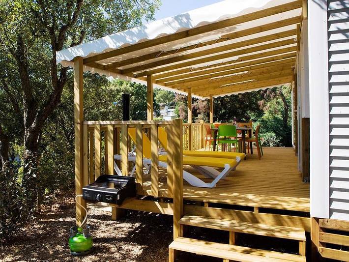Domaine De La Bergerie - Mobilheim 6 personen - Privilège B - 3 Schlafzimmer - 6 Personen in Roquebrune-sur-Argens, Mittelmeerküste (Frankreich)