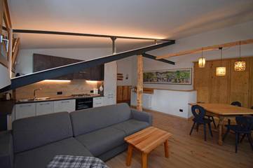 Gîte pour 8 personnes, avec balcon dans Padola