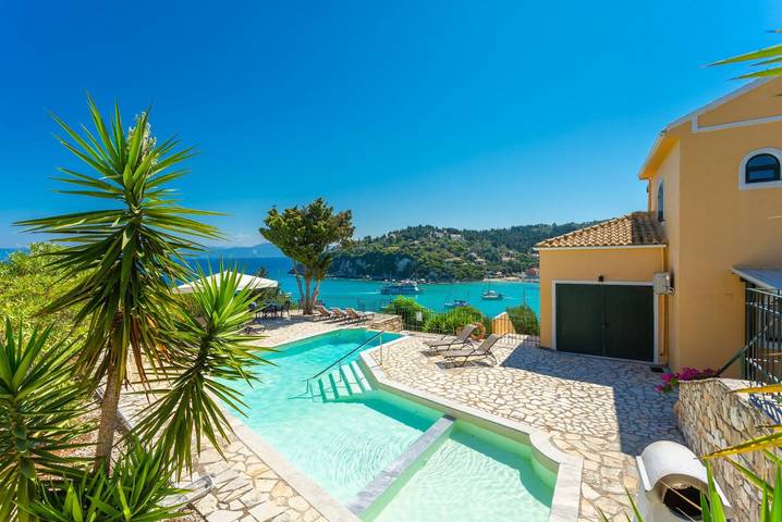 Location de vacances pour 7 personnes, avec vue sur l’océan et bassin pour enfant dans Paxos - 4