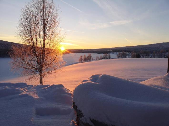 Chalet für 6 Personen, mit Seeblick und Garten sowie Sauna und Ausblick, mit Haustier in Lappland (Schweden) - 3