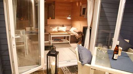 Boot für 4 Personen, mit Terrasse und Ausblick in Großenbrode