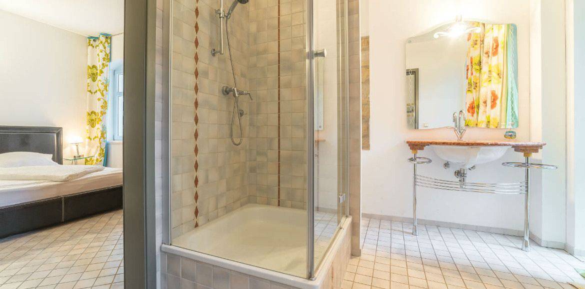 Ganze Wohnung, Historisches Apartmenthaus Saxonia – auf den Spuren der deutschen Maler in Bad Schandau, Elbsandsteingebirge