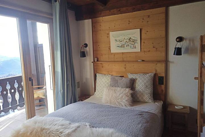 Appartement entier, Duplex entièrement rénové avec vue exceptionnelle sur le Mont Blanc in Cordon, Pays du Mont-Blanc