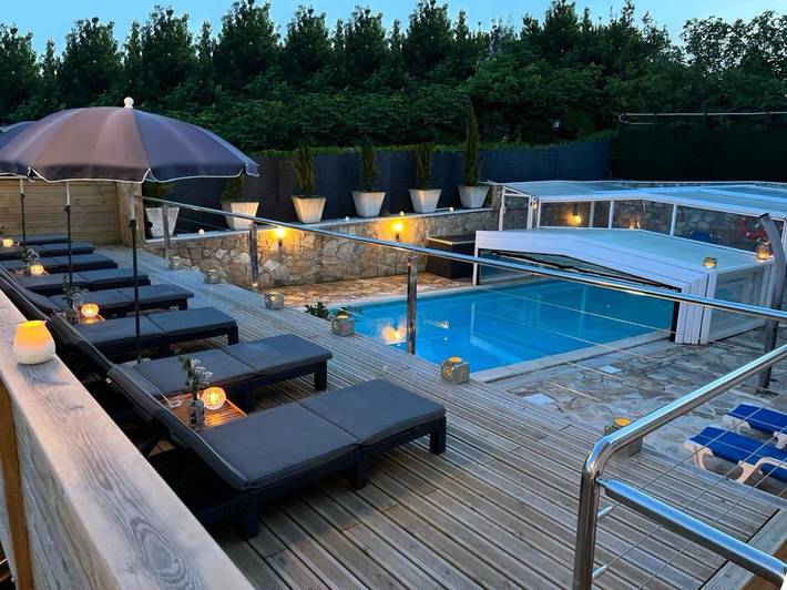 Apartamento para 5 personas, con piscina y terraza en Suances