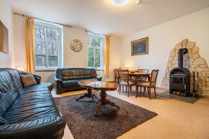 Ferienwohnung für 4 Personen, mit Garten und Seeblick, mit Haustier in Lychen