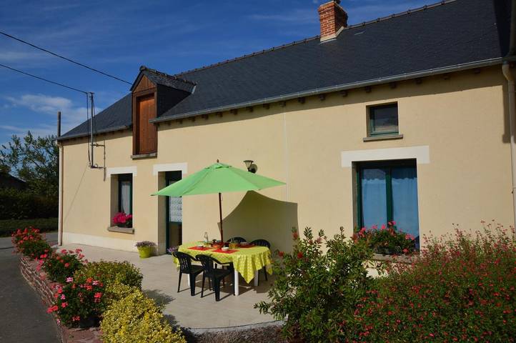 Gîte pour 4 personnes, avec Terrasse ainsi que Jardin et Vue à Muel