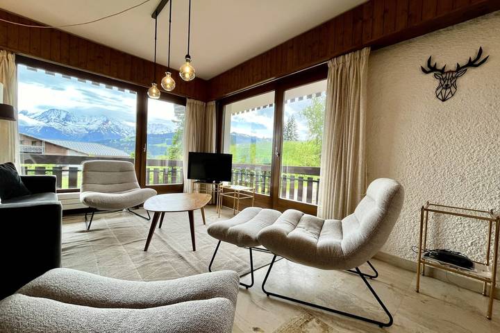 Appartement entier, Appartement de 80 m² avec terrasse in Combloux, Pays du Mont-Blanc