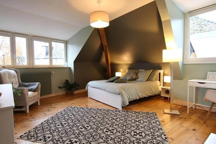 Chambre d’hôte pour 4 personnes, avec Terrasse ainsi que Jardin et Piscine dans Béarn