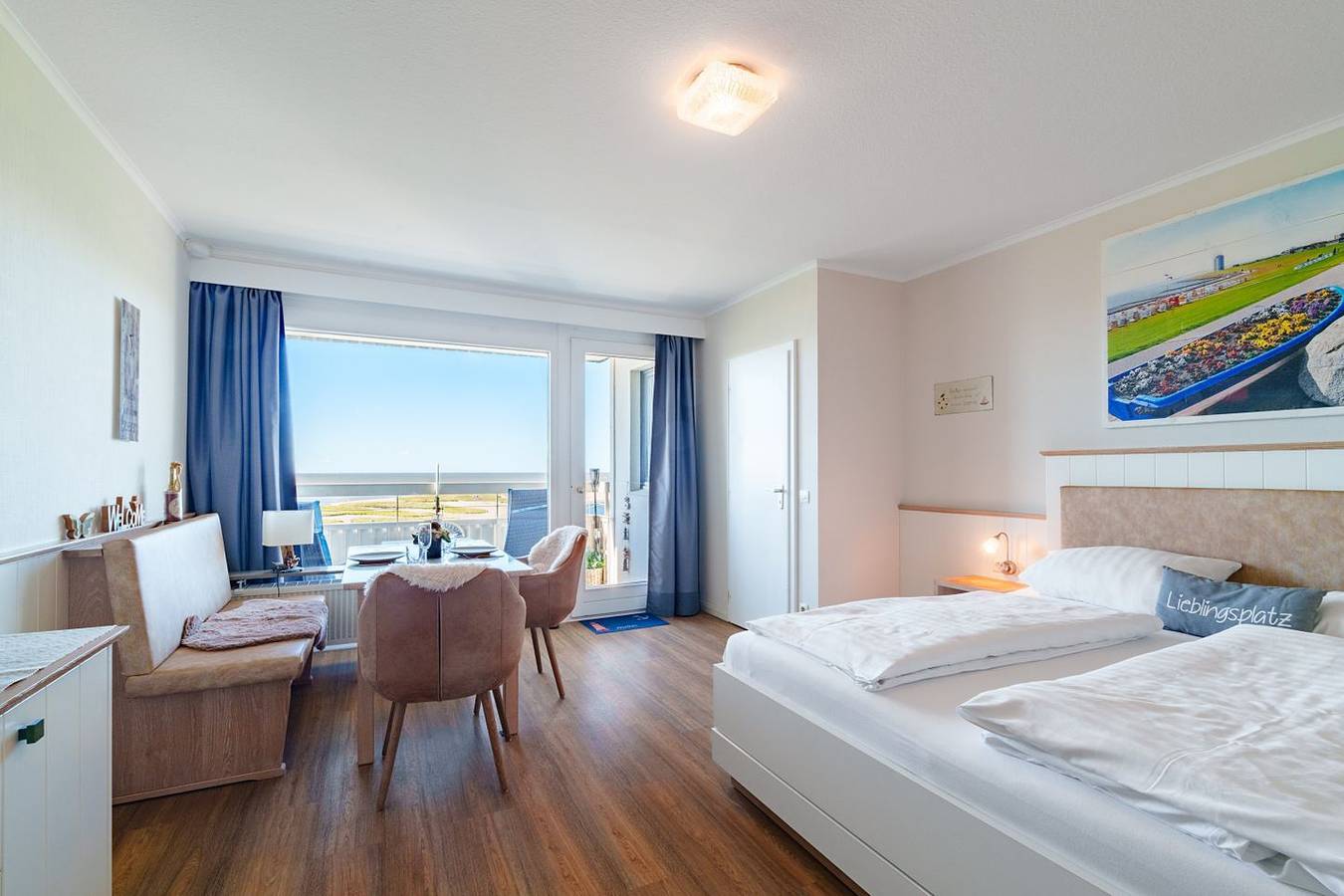 Ganze Wohnung, Hochhaus Whg. 57 Büsum – West-Balkon mit Lagunenblick, 5. Og, nah am Strand in Büsum, Dithmarschen