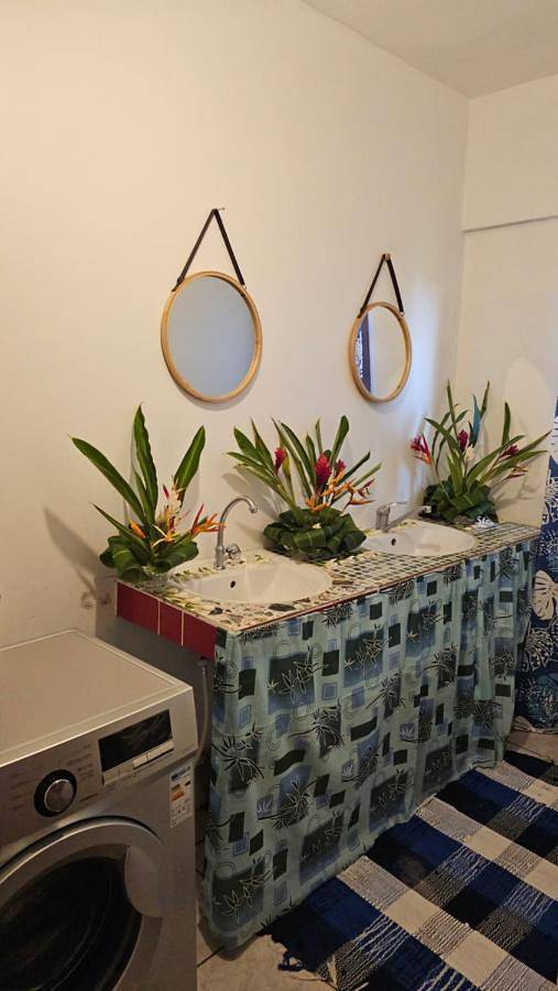 Gîte pour 4 personnes, avec vue ainsi que balcon et jardin dans Maupiti - 4