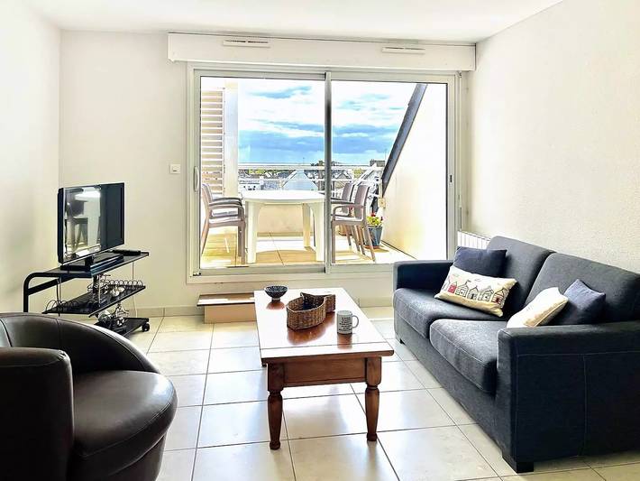 Ganze Wohnung, Etel - Ferienwohnung 3 Zimmer - 65 m2 - Meerblick in Étel, Côte des Mégalithes