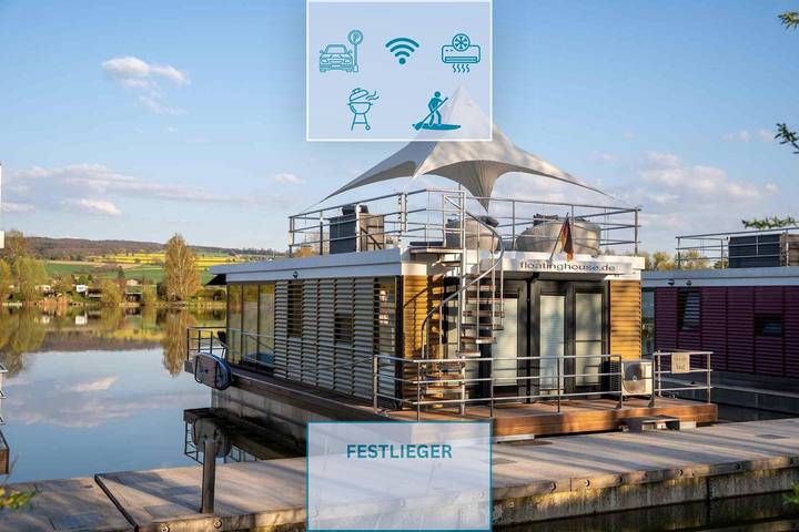 Ferienhaus für 4 Personen, mit Terrasse und Seeblick sowie Ausblick
