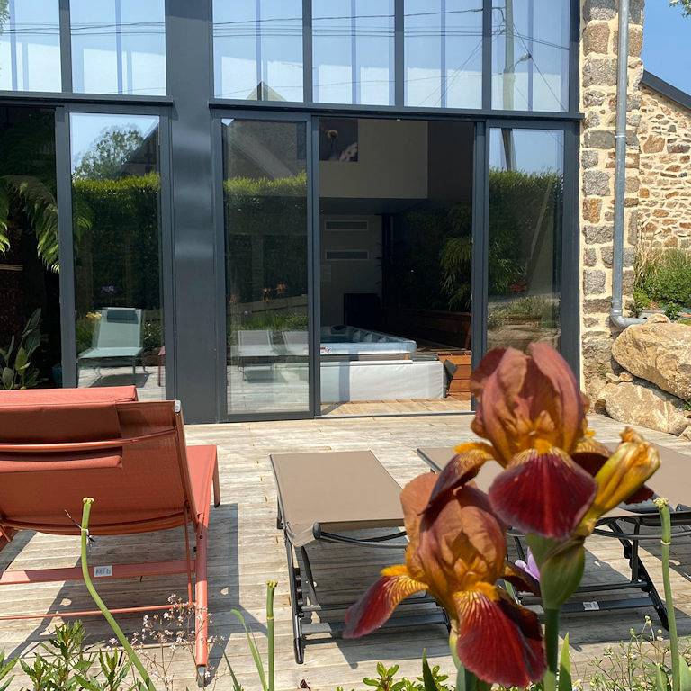 La grange de Tissey avec Spa et Sauna in Dragey-Ronthon, Baie du Mont-Saint-Michel