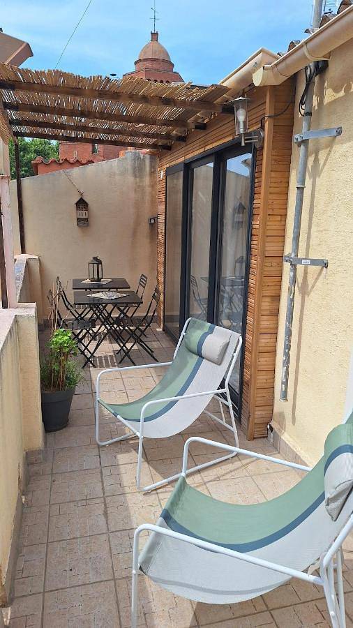 Gîte pour 2 personnes, avec terrasse dans Office De Tourisme De Perpignan