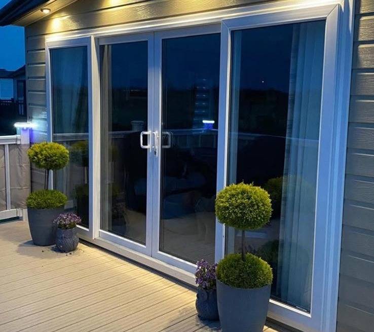 Luxury villa with views across golf course in Moray