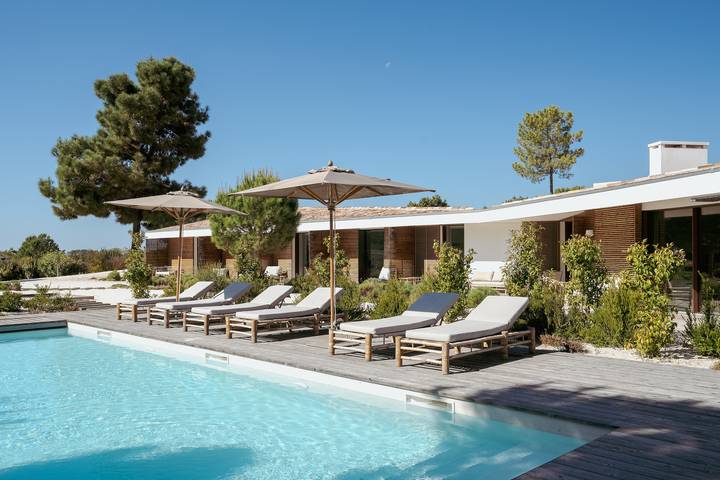 Villa para 11 pessoas, com jardim e terraço em Carvalhal