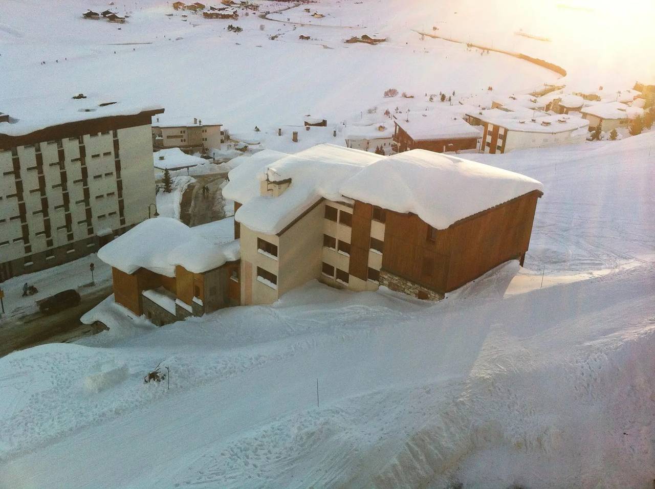 Monolocale intero, Monolocale 4 persone a Tignes ai piedi delle piste e vicino a negozi nel quartiere del lago. Situato al piano terra in Tignes, Massiccio della Vanoise