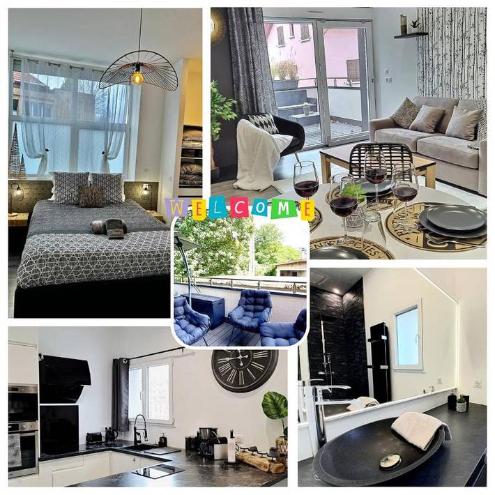 Gîte pour 4 personnes, avec terrasse à Cluses - 4