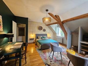 Chambre d’hôte pour 2 personnes, avec vue et jardin dans Brissac-Loire-Aubance