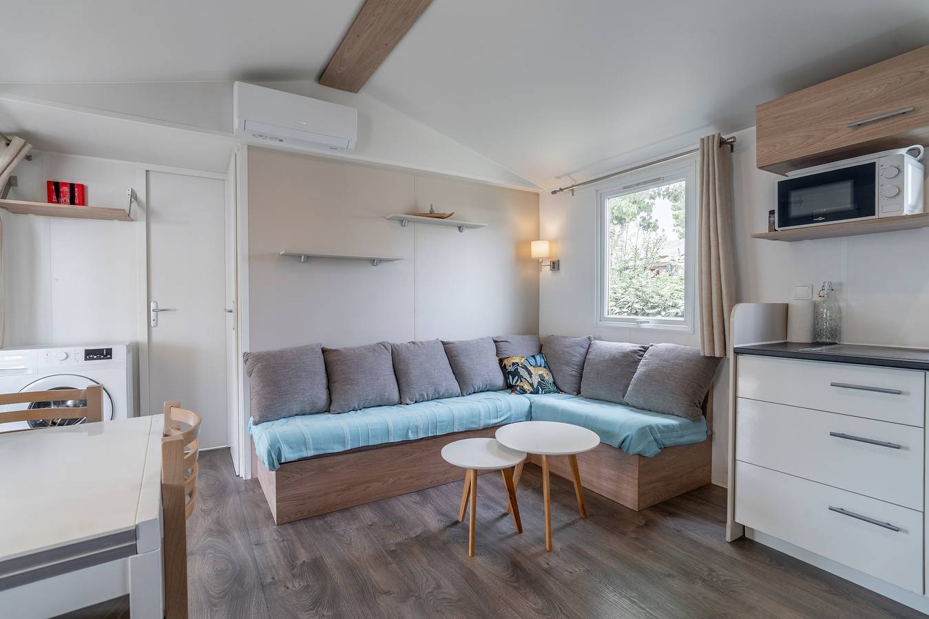 Casa móvil 'Laco 34 Siblu' con terraza privada, jardín compartido y aire acondicionado in Sérignan, Costa mediterránea (Francia)