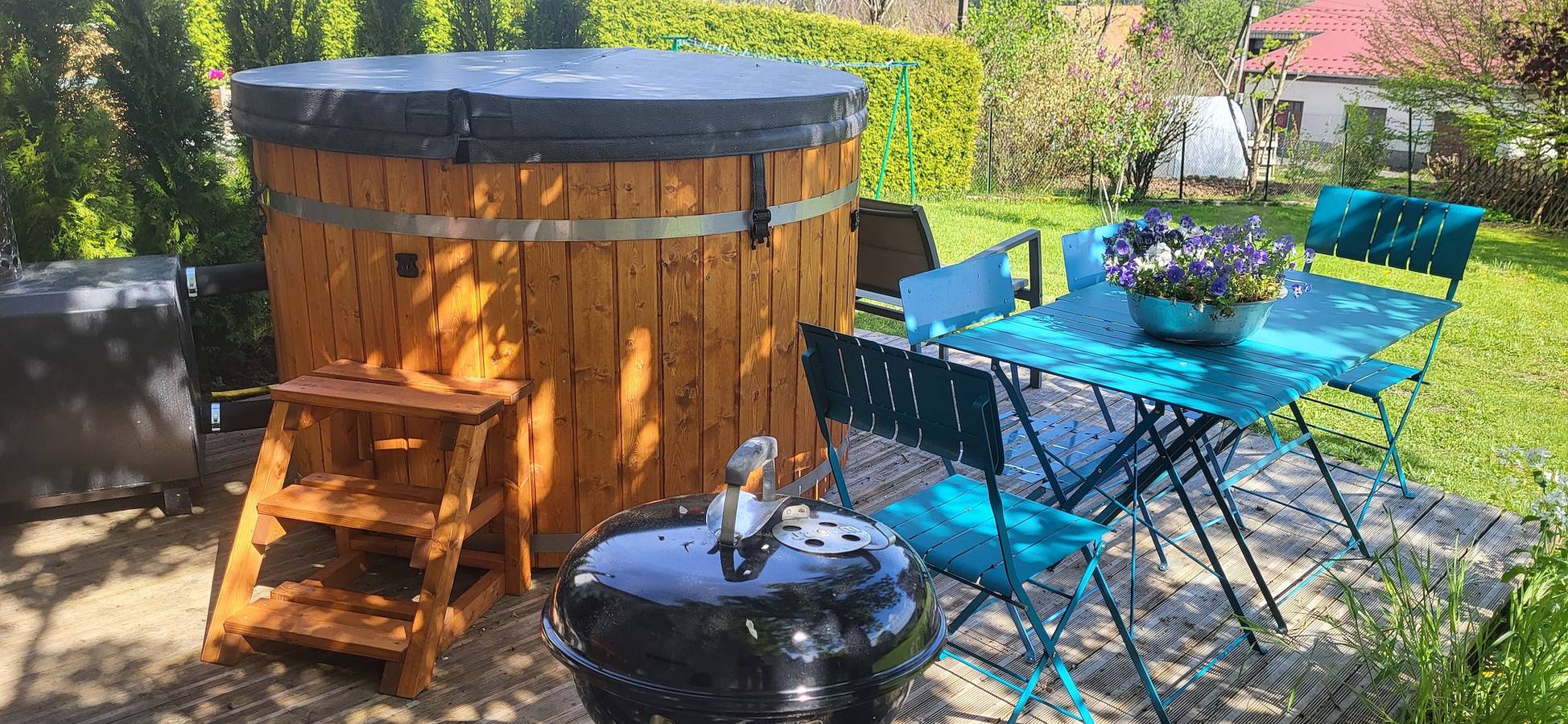 Petite maison 2 ch bain finlandais privé Skadi & sauna in Les Fontenelles, Jura Francais