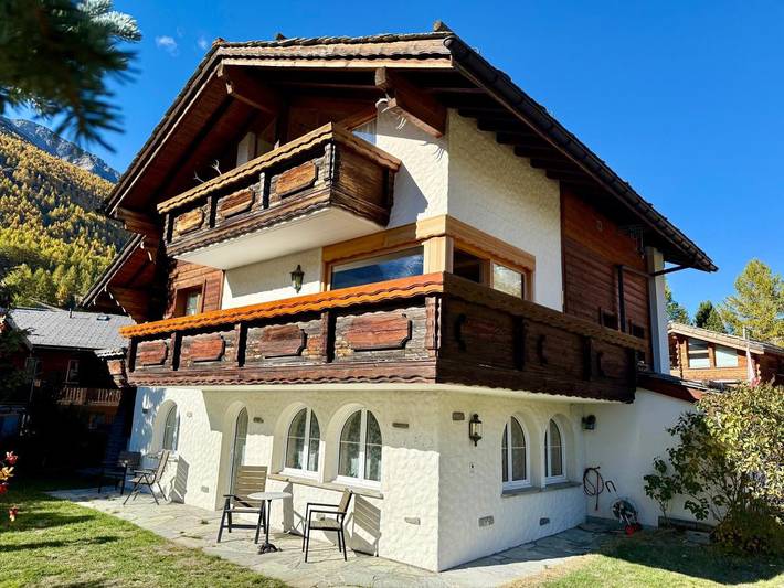 Chalet für 10 Personen, mit Balkon und Terrasse sowie Garten und Sauna in Saas-Fee