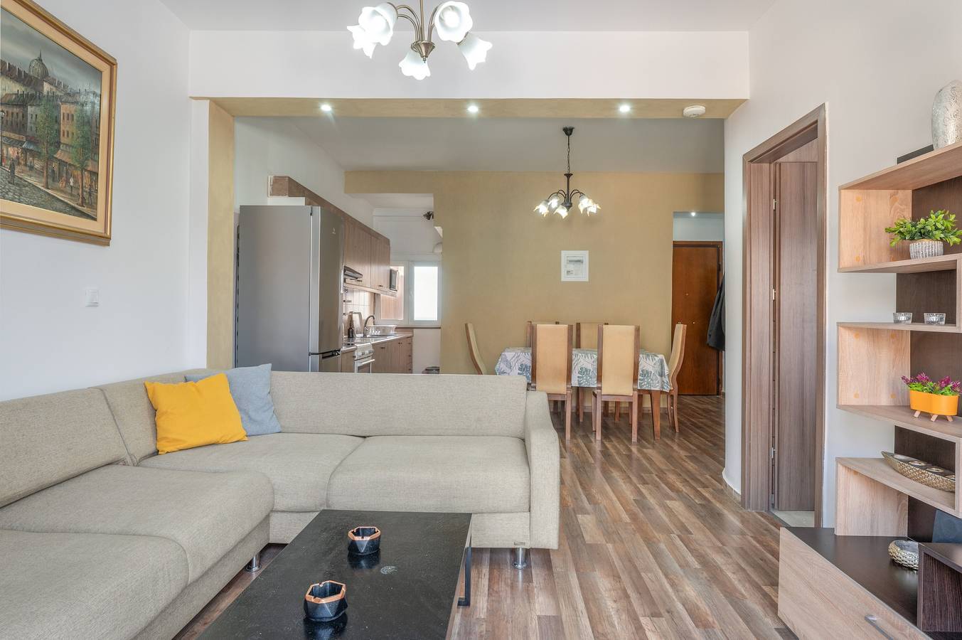Appartement entier, Artemis Blue Escape – Appartement moderne à 10 m de la plage, vue mer, 4 pers. in Artemi, Côte est de la région de l'Attique