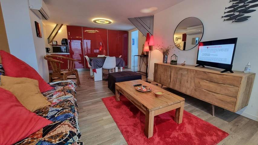 Appartement de vacances pour 4 personnes, avec terrasse et vue