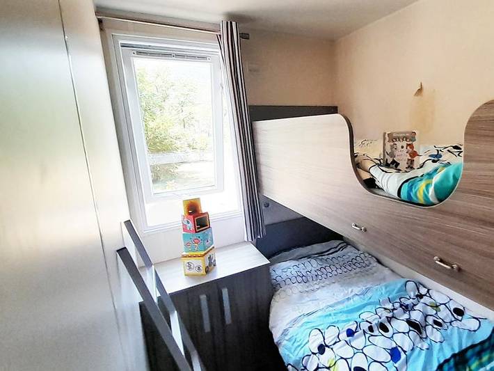 Camping Tikayan La Célestine - Mobilheim 8 personen - Texas Komfort in Alpes-de-Haute-Provence