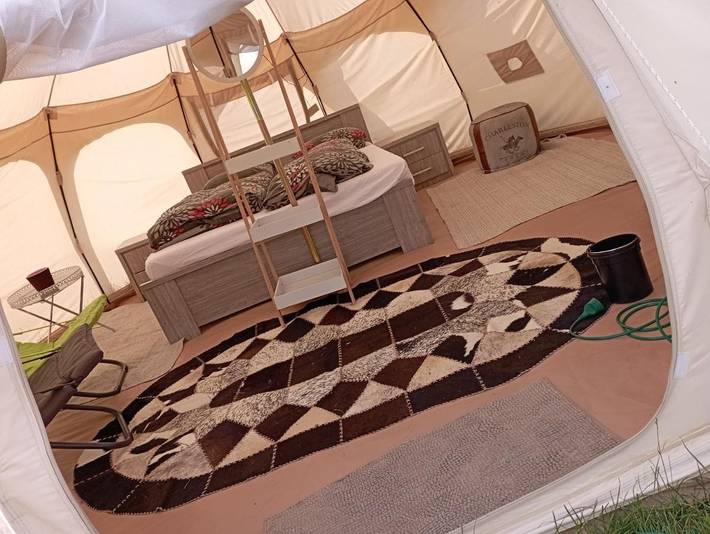 Camping für 2 Personen, mit Terrasse und Ausblick sowie Garten in Flandern - 2