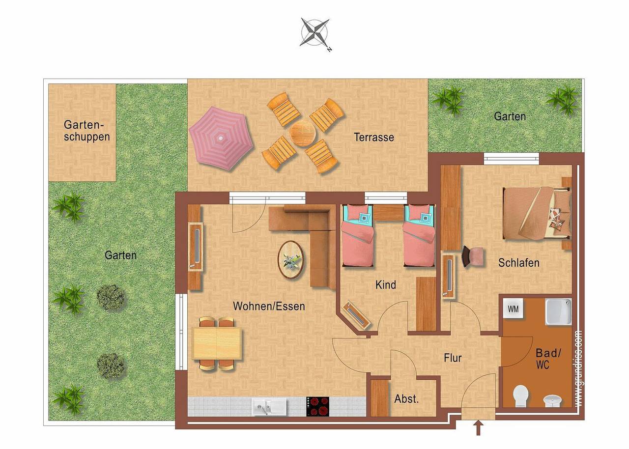 Appartement entier, Villa Rerik H1We3: strandnahe und moderne 3-Zimmer-Fewo in Rerik, Neubukow-Salzhaff