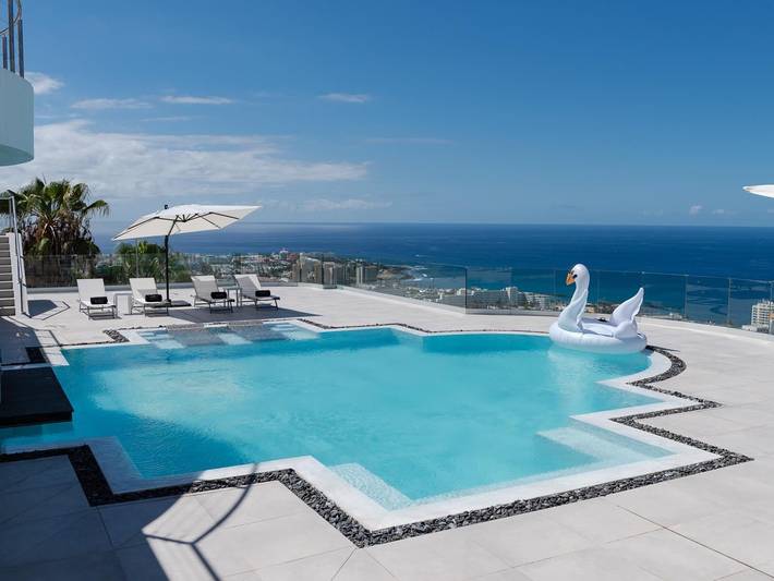 Ferienhaus für 20 Personen, mit Pool und Meerblick sowie Garten, kinderfreundlich auf den Kanaren - 3