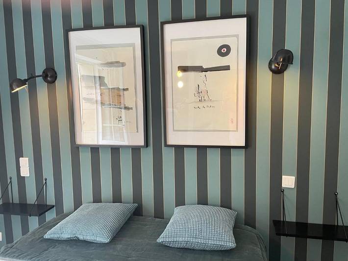 Chambre d’hôte pour 2 personnes, avec Terrasse et Jardin ainsi que Piscine et Vue