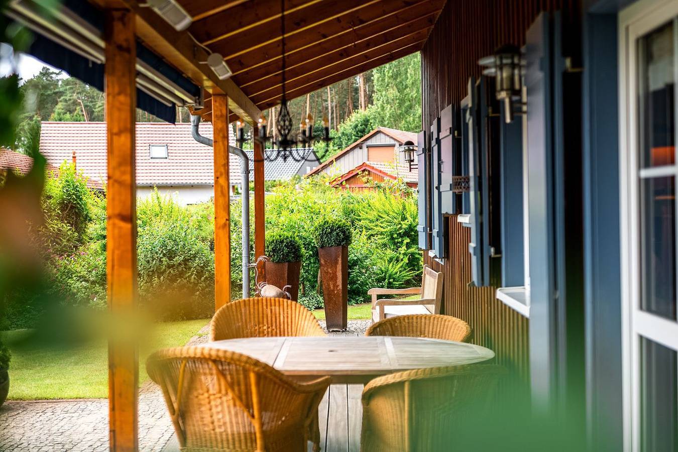 Ferienhaus Kathi am Jabelschen See mit Garten, Terrasse & Kamin in Jabel, Mecklenburgische Seenplatte