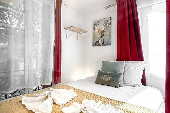 Ganze Wohnung, David D Angers 52 - Ein Schlafzimmer Wohnung, Schläft 4 in Paris, Ile de France