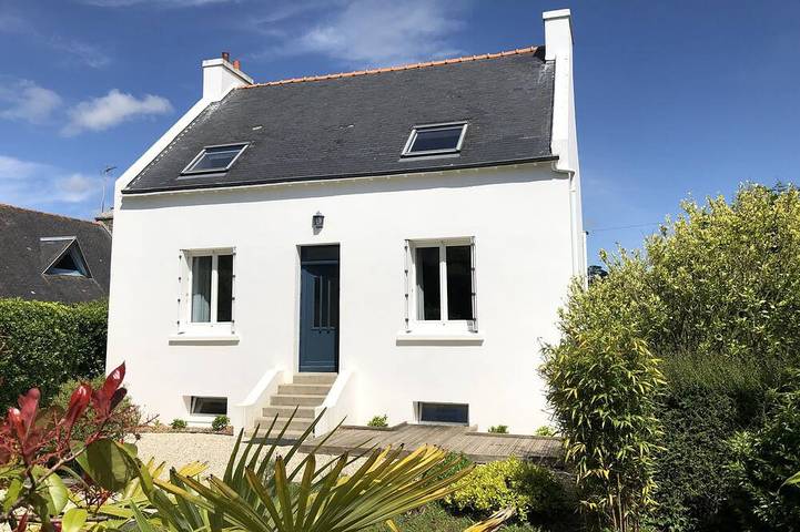 Maison de vacances pour 6 personnes, avec terrasse et jardin dans Plage Kerfany