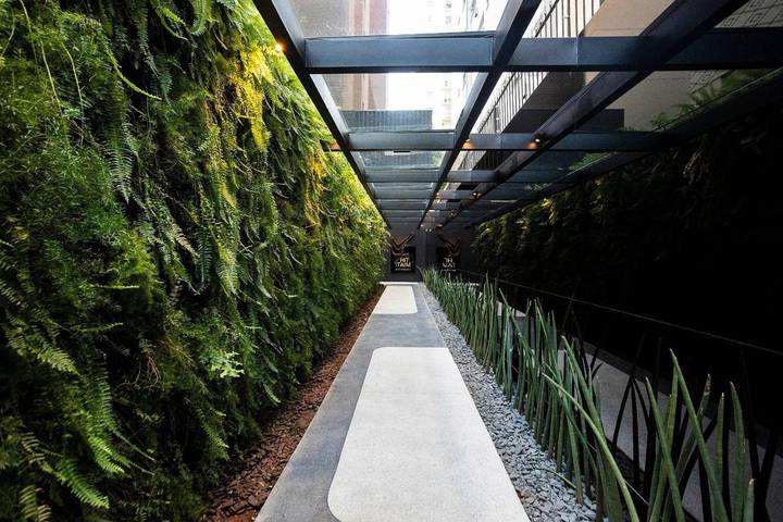 Casas e apartamentos de temporada para 2 pessoas, com vista e sauna e ainda piscina and jardim em Itaim Bibi