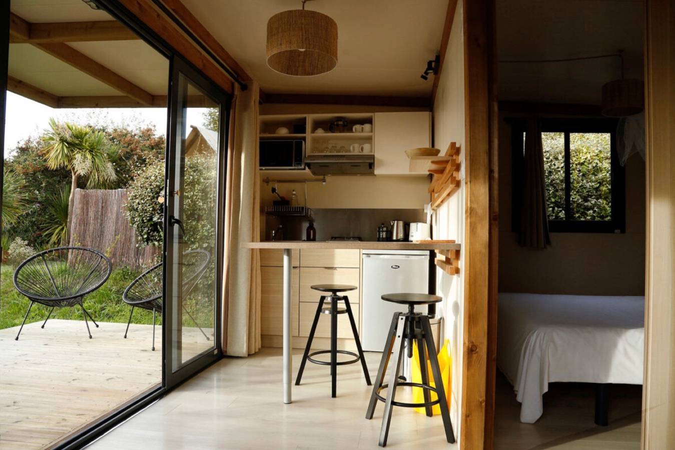 Chalet « 20m² - Les Îles Vierges» avec terrasse in Plouhinec (Finistère), Côte de Cornouaille