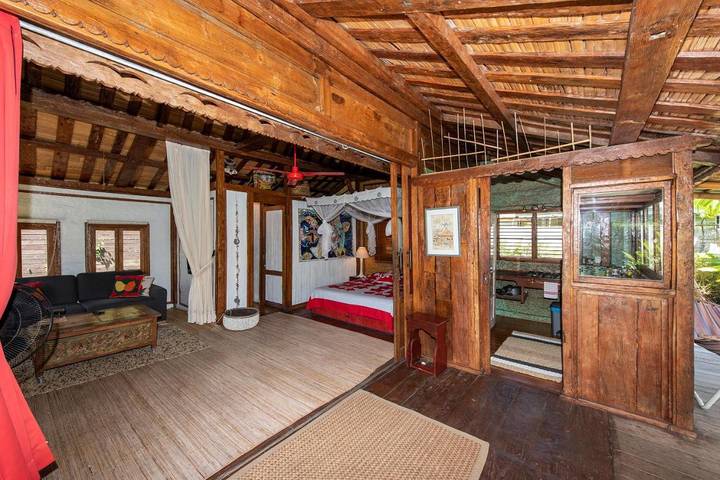 Maison de vacances pour 4 personnes, avec piscine ainsi que vue et jardin, animaux acceptés dans Polynésie française - 3