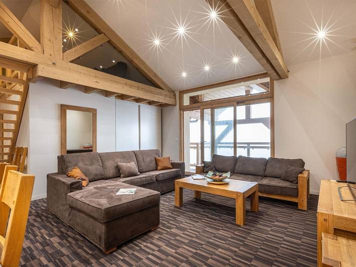 Chalet pour 14 personnes, avec balcon/terrasse et sauna, animaux acceptés à Peisey-Nancroix - 3