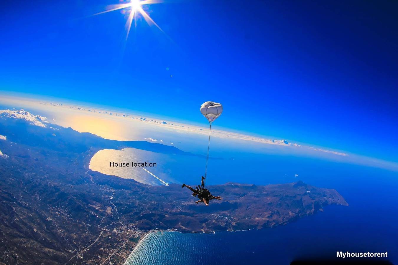 Haus mit privatem Platz zum Schwimmen, einsam, Aussicht in Kreta Westküste